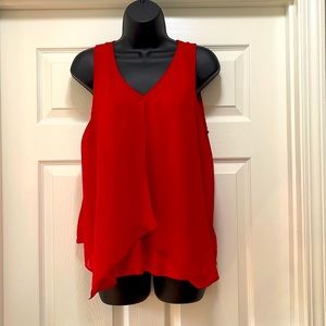 Beautiful Red Blouse from Dillards  L